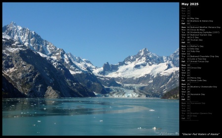 Glacier-Fed Waters of Alaska