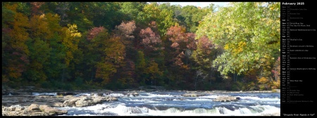 Ohiopyle River Rapids in Fall