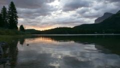 Sunrise at Swiftcurrent Lake II