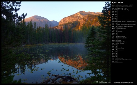 Sunrise at Nymph Lake II