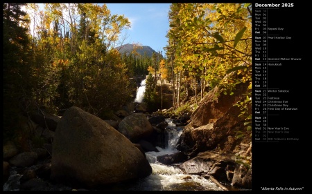 Alberta Falls in Autumn