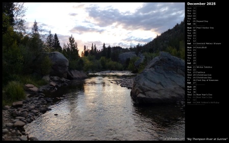 Big Thompson River at Sunrise