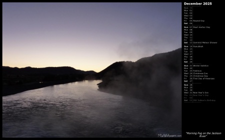 Morning Fog on the Jackson River