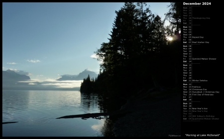 Morning at Lake McDonald