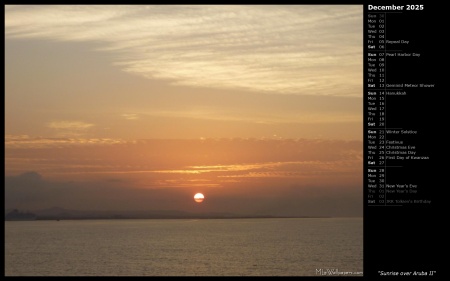 Sunrise over Aruba II