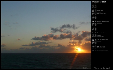 Sunrise over San Juan I