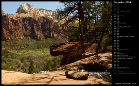 Waterfall at Emerald Pools