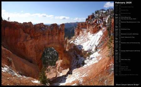 Bryce Canyon Natural Bridge