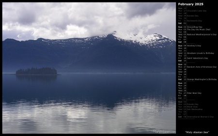 Misty Alaskan Sea