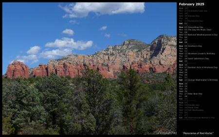 Panorama of Red Rocks