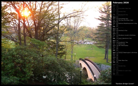 Rainbow Bridge Sunset