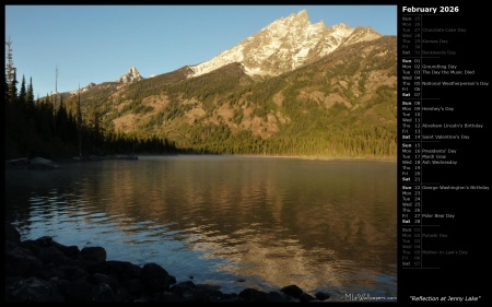 Reflection at Jenny Lake