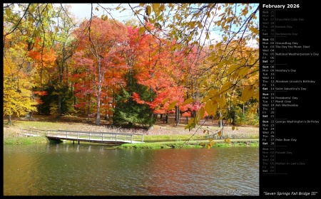 Seven Springs Fall Bridge III