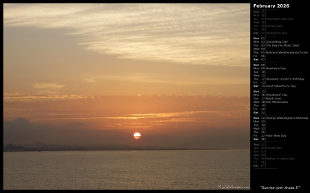 Sunrise over Aruba II