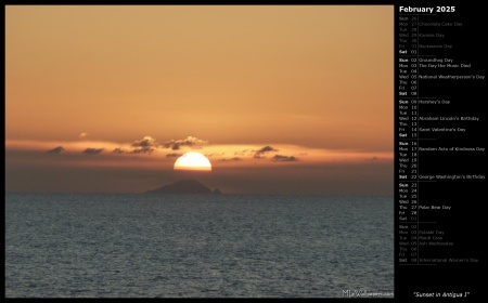 Sunset in Antigua I