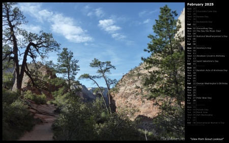 View from Scout Lookout