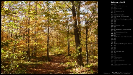Wolf Rocks Trail in Autumn