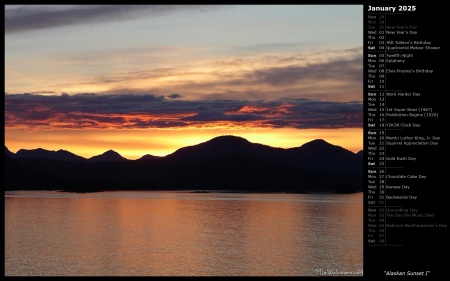 Alaskan Sunset I