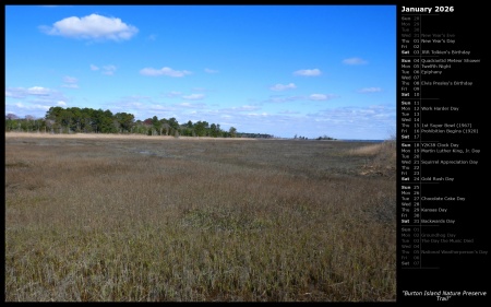 Burton Island Nature Preserve Trail