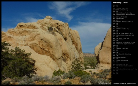 Jumbo Rocks at Joshua Tree