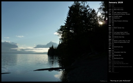 Morning at Lake McDonald