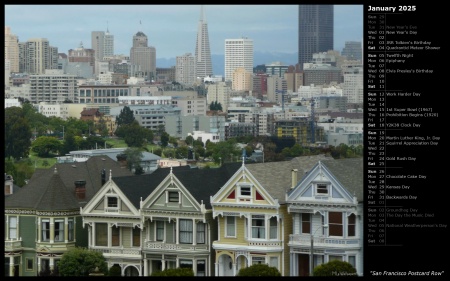 San Francisco Postcard Row