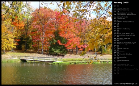 Seven Springs Fall Bridge III