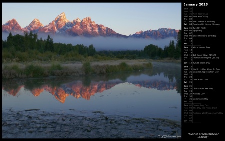 Sunrise at Schwabacker Landing