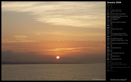 Sunrise over Aruba II