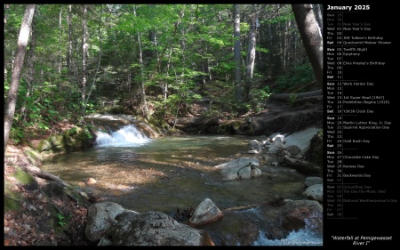 Waterfall at Pemigewasset River I