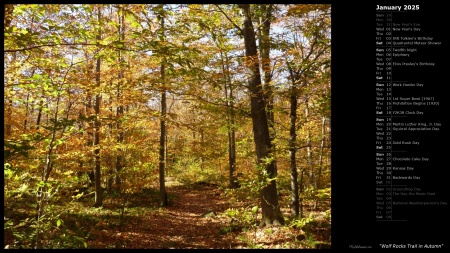 Wolf Rocks Trail in Autumn