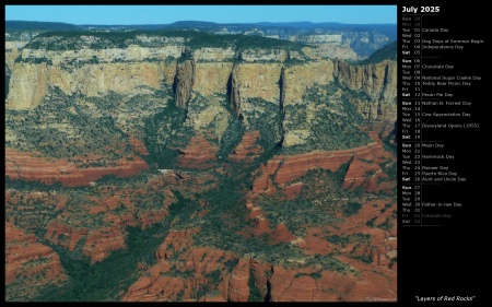 Layers of Red Rocks