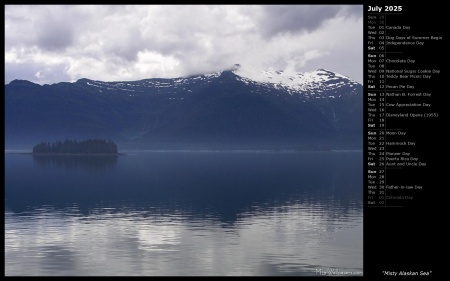 Misty Alaskan Sea