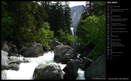 Vernal Falls in the Distance