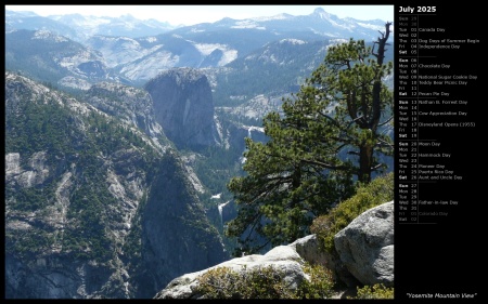 Yosemite Mountain View