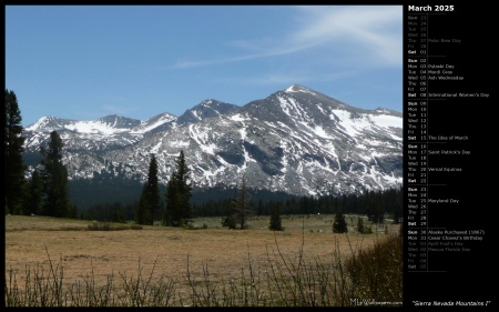 Sierra Nevada Mountains I