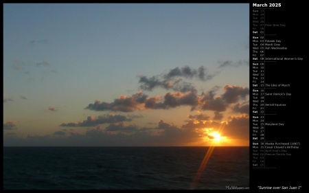 Sunrise over San Juan I