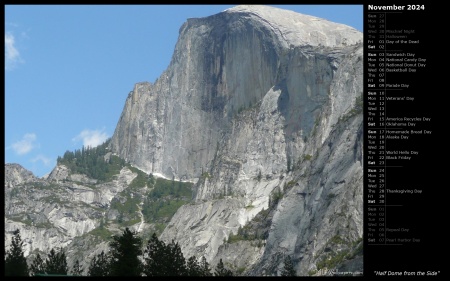 Half Dome from the Side