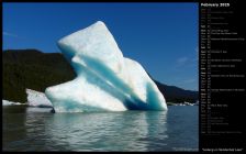 Iceberg on Mendenhall Lake