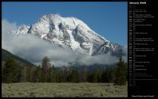 Mount Moran and Clouds