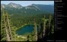 Sunrise Lake from Above