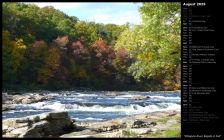 Ohiopyle River Rapids in Fall