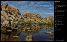 Barker Dam Reflection at Joshua Tree I