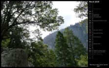 Morning on the Trail to Vernal Falls