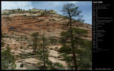 Worn Rock Walls in Zion