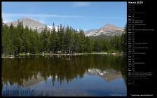 Yosemite Lake Reflection