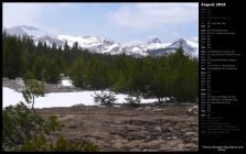 Sierra Nevada Mountains and Snow