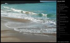 Waves Lapping on the Beach