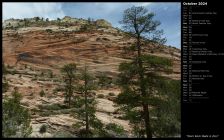 Worn Rock Walls in Zion