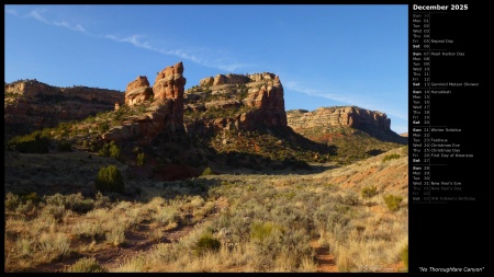 No Thoroughfare Canyon